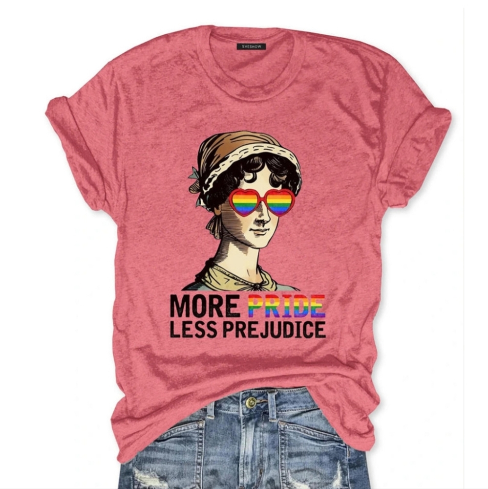 More Pride Less Prejudice Shirt, LGBT Pride T Shirt